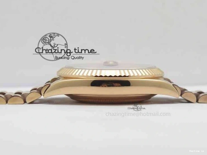 1226 Sophisticated Day-Date 40mm 228239 RG Noob 1:1 Best Edition Brown Roman Dial On RG President Bracelet A 3707